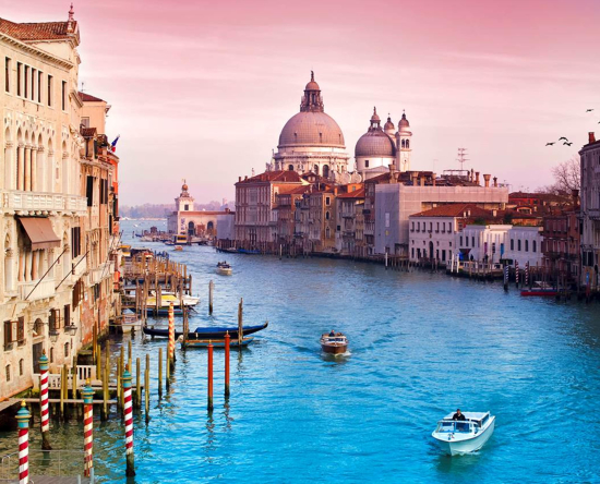 Vista romantica di Venezia